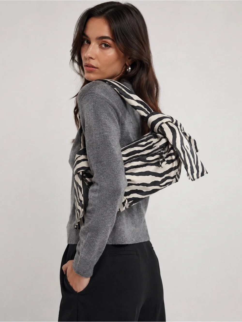 NEW NA-KD Zebra print bag